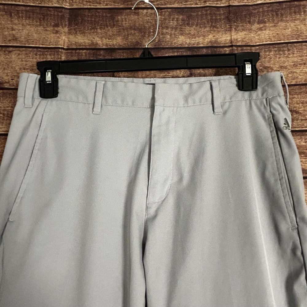Adidas Golf Mens 32x34 Gray Ultimate Straight Leg Stretch Lightweight Pants - Picture 6 of 8